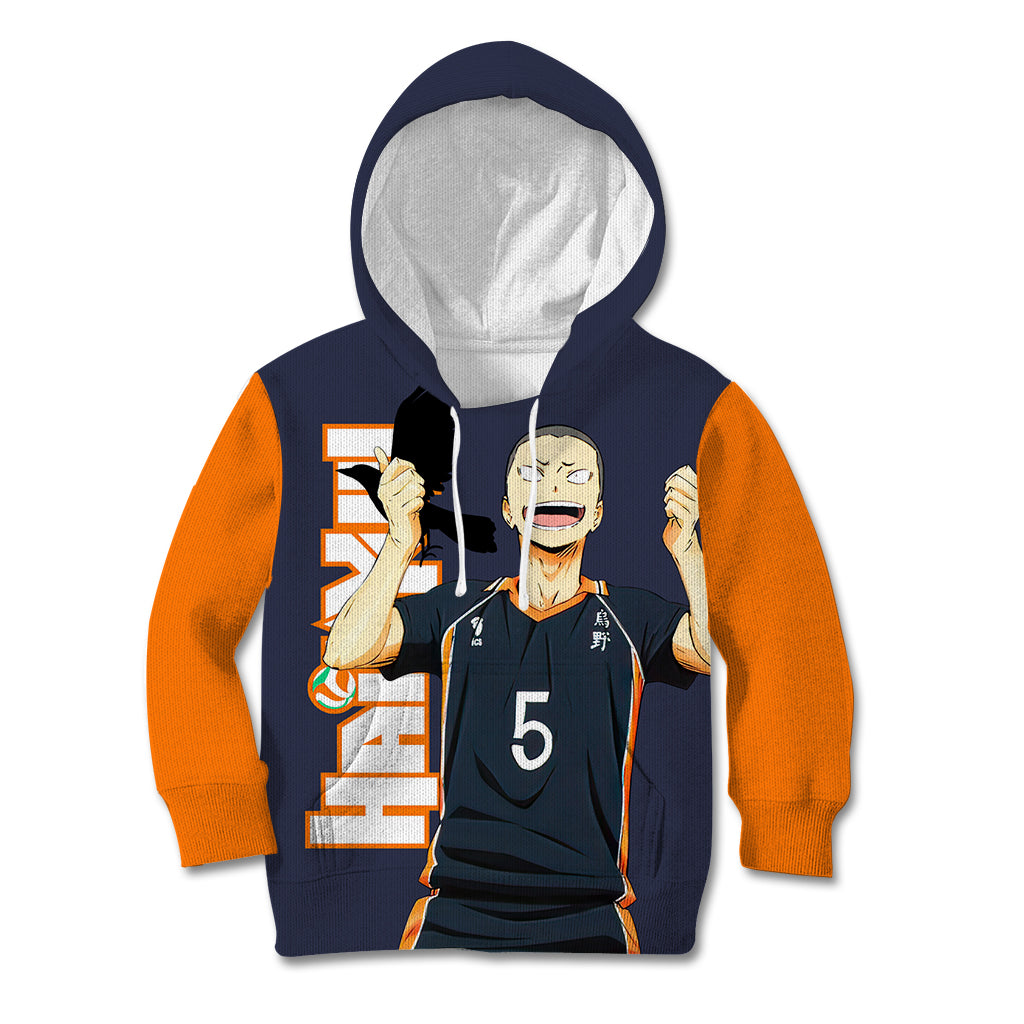 Karasuno Tanaka Kid Hoodie Haikyu