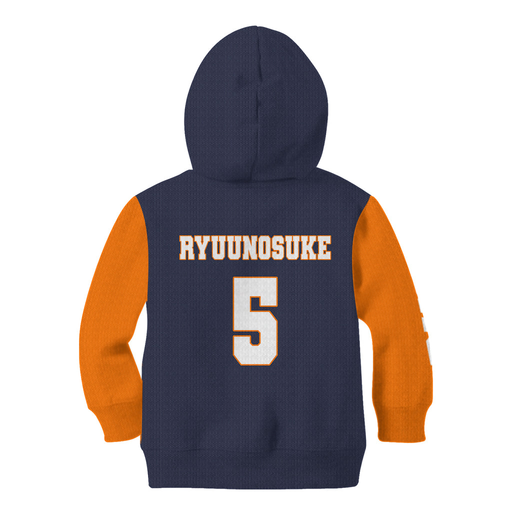 Karasuno Tanaka Kid Hoodie Haikyu