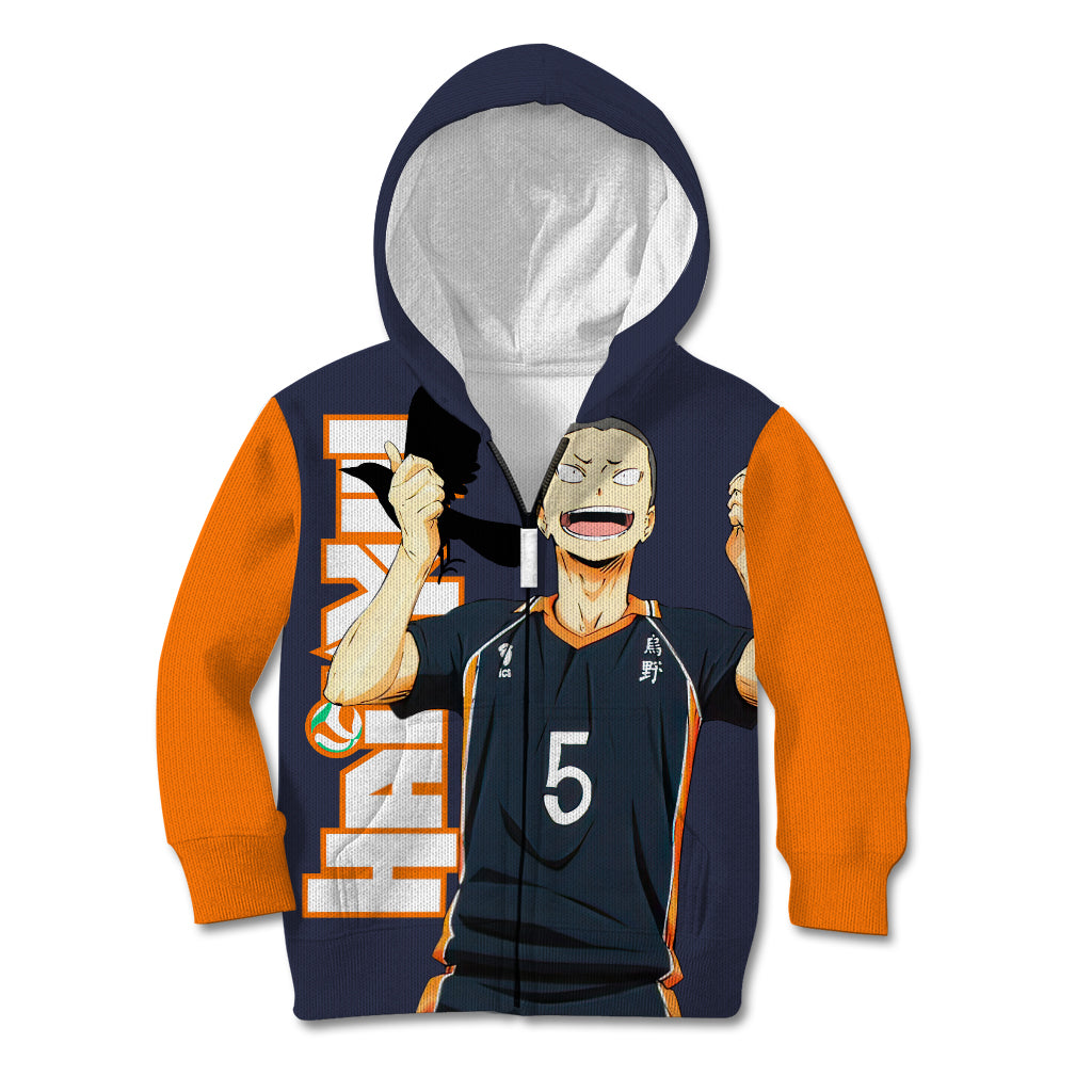 Karasuno Tanaka Kid Hoodie Haikyu