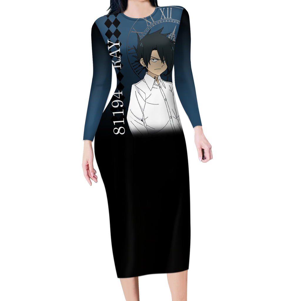 Ray Long Sleeve Bodycon Dress The Promised Neverland