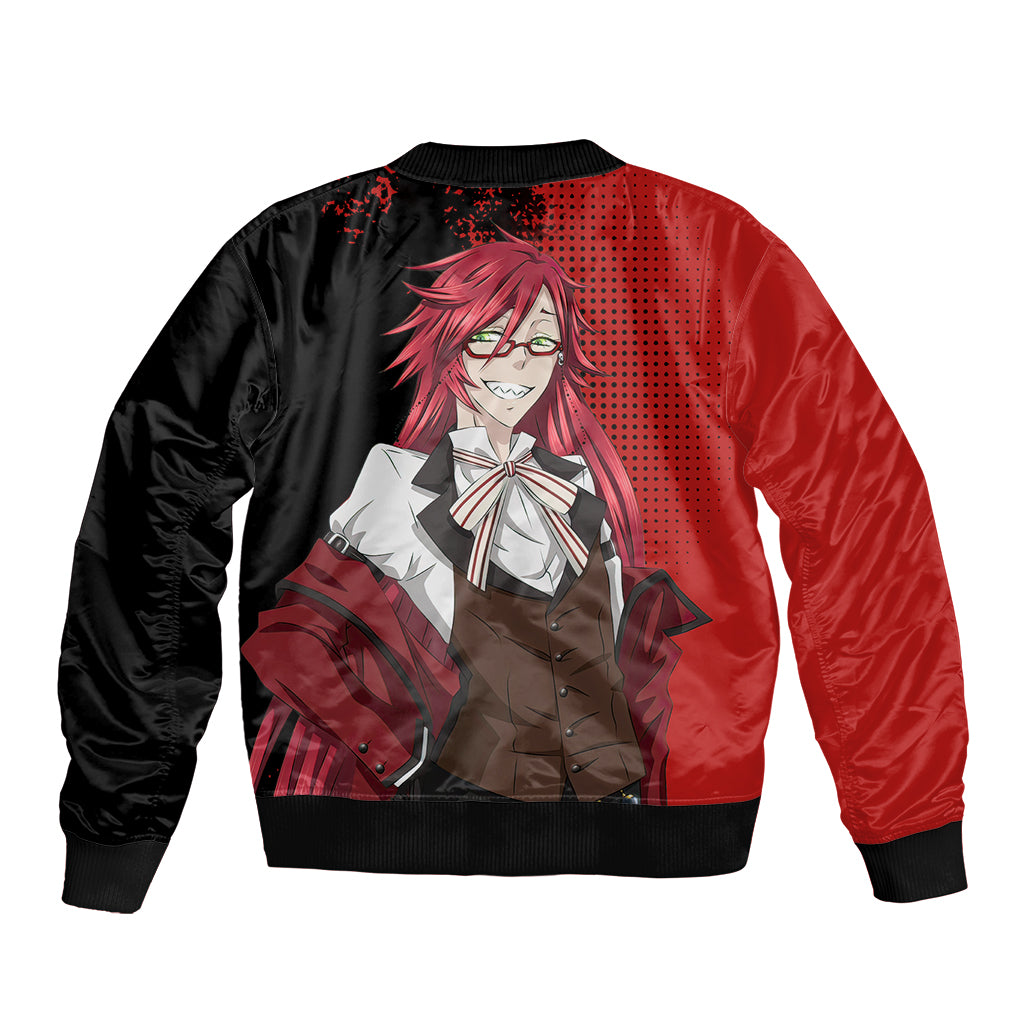 Grell Sutcliff Bomber Jacket Black Butler