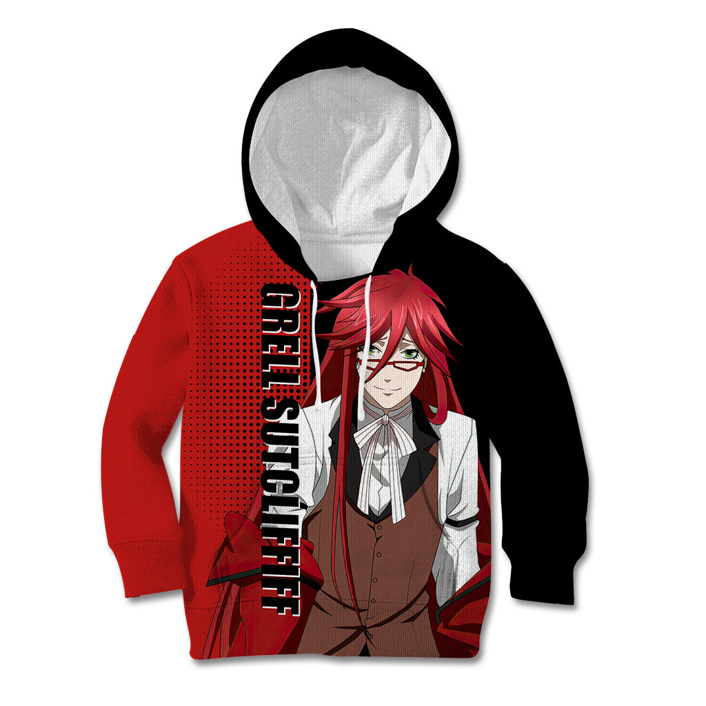 Grell Sutcliff Kid Hoodie Black Butler