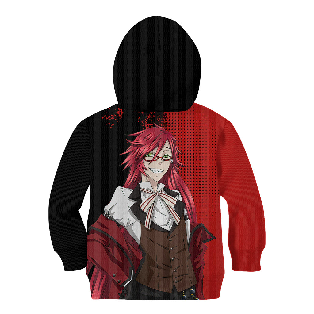 Grell Sutcliff Kid Hoodie Black Butler