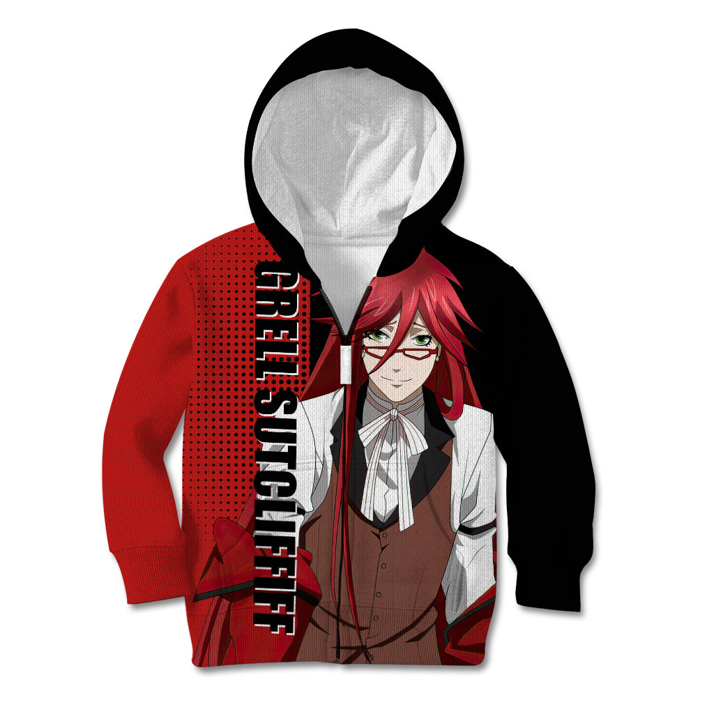 Grell Sutcliff Kid Hoodie Black Butler