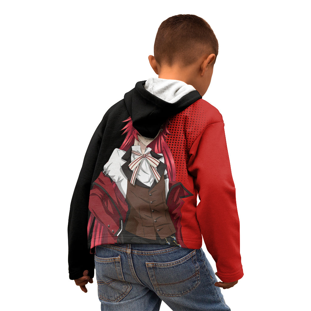 Grell Sutcliff Kid Hoodie Black Butler