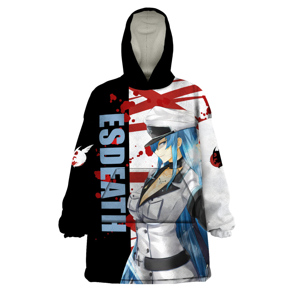Esdeath Wearable Blanket Hoodie Akame Ga Kill