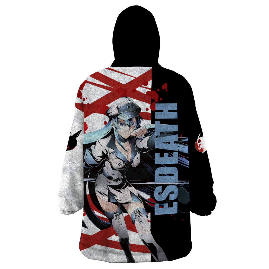 Esdeath Wearable Blanket Hoodie Akame Ga Kill