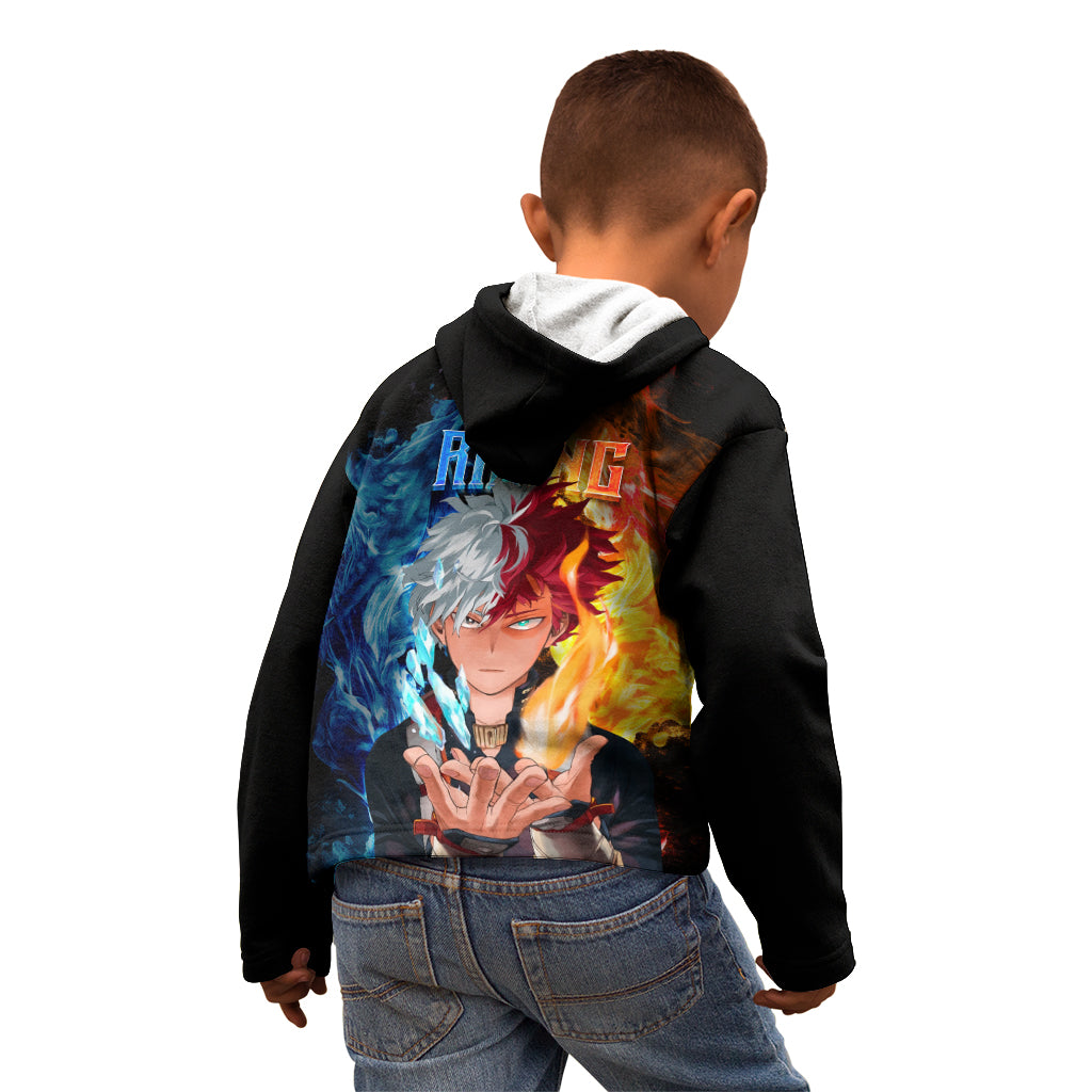 Shoto Todoroki - My Hero Academia Kid Hoodie Anime Style