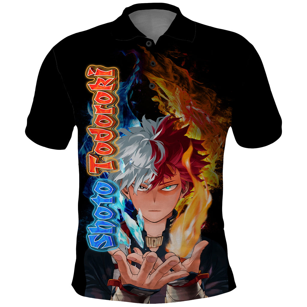 Shoto Todoroki - My Hero Academia Polo Shirt Anime Style