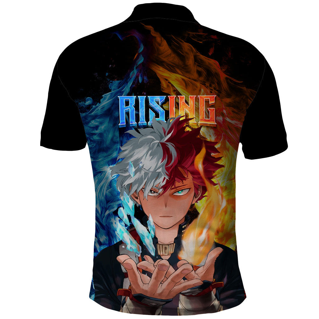 Shoto Todoroki - My Hero Academia Polo Shirt Anime Style