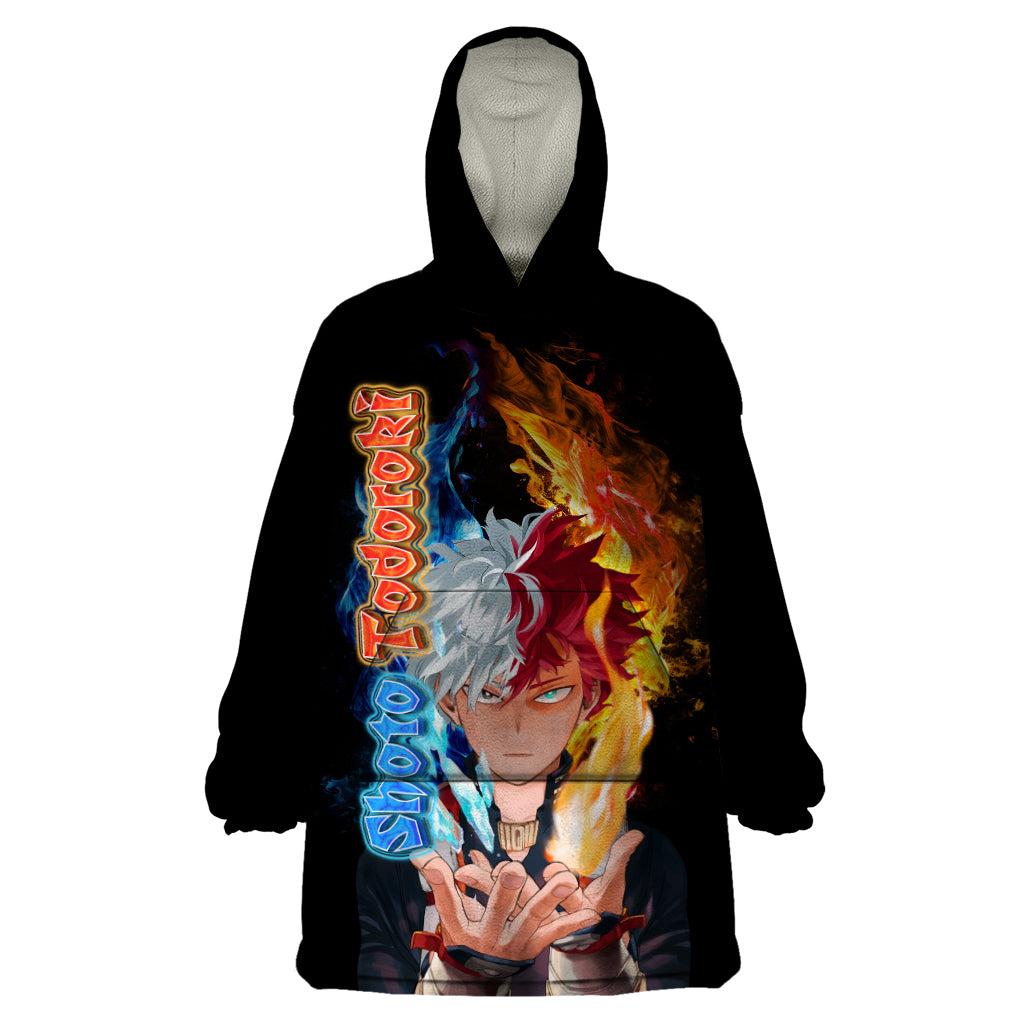Shoto Todoroki - My Hero Academia Wearable Blanket Hoodie Anime Style