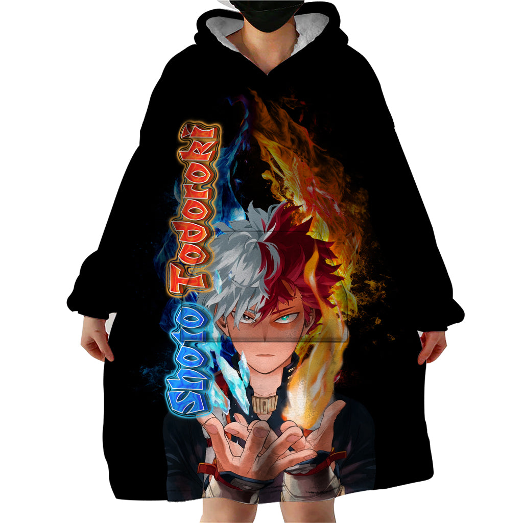 Shoto Todoroki - My Hero Academia Wearable Blanket Hoodie Anime Style
