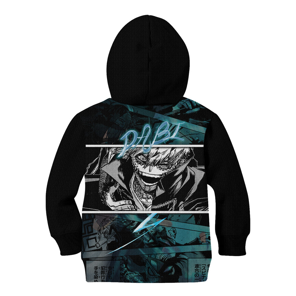 Dabi - My Hero Academia Kid Hoodie Anime Mix Manga Style