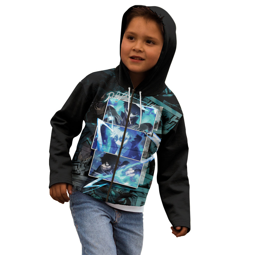 Dabi - My Hero Academia Kid Hoodie Anime Mix Manga Style