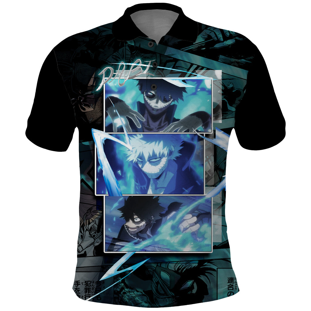 Dabi - My Hero Academia Polo Shirt Anime Mix Manga Style