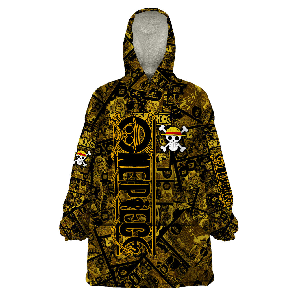 Luffy - Zoro - Sanji One Piece Wearable Blanket Hoodie Manga Style