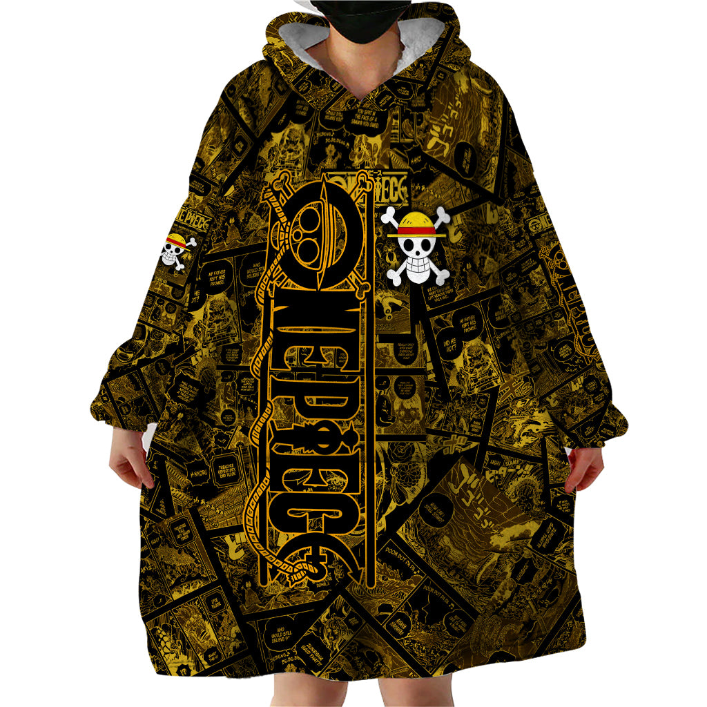 Luffy - Zoro - Sanji One Piece Wearable Blanket Hoodie Manga Style