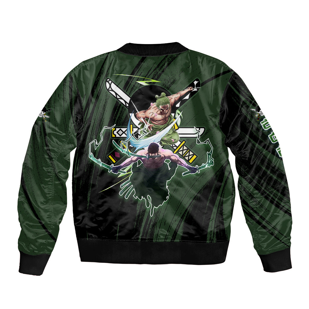 Wano Zoronoa Zoro - One Piece Bomber Jacket Anime Style