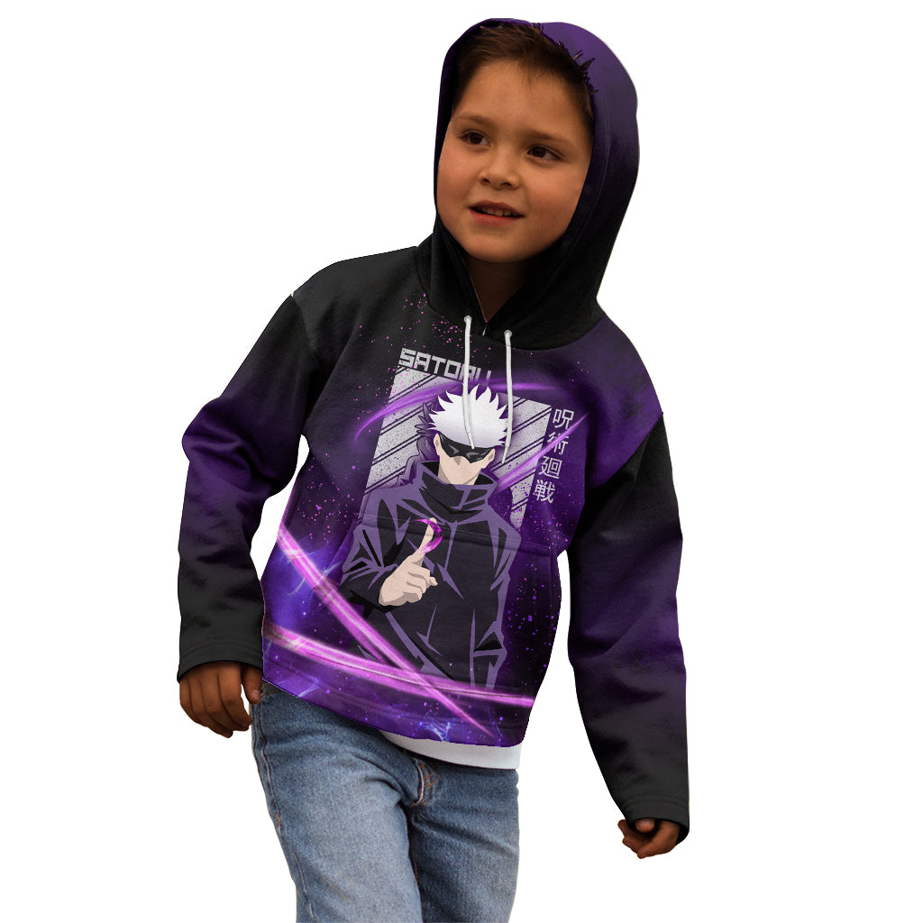 Gojo Satoru - Jujutsu Kaisen Kid Hoodie Aura Anime Galaxy Style