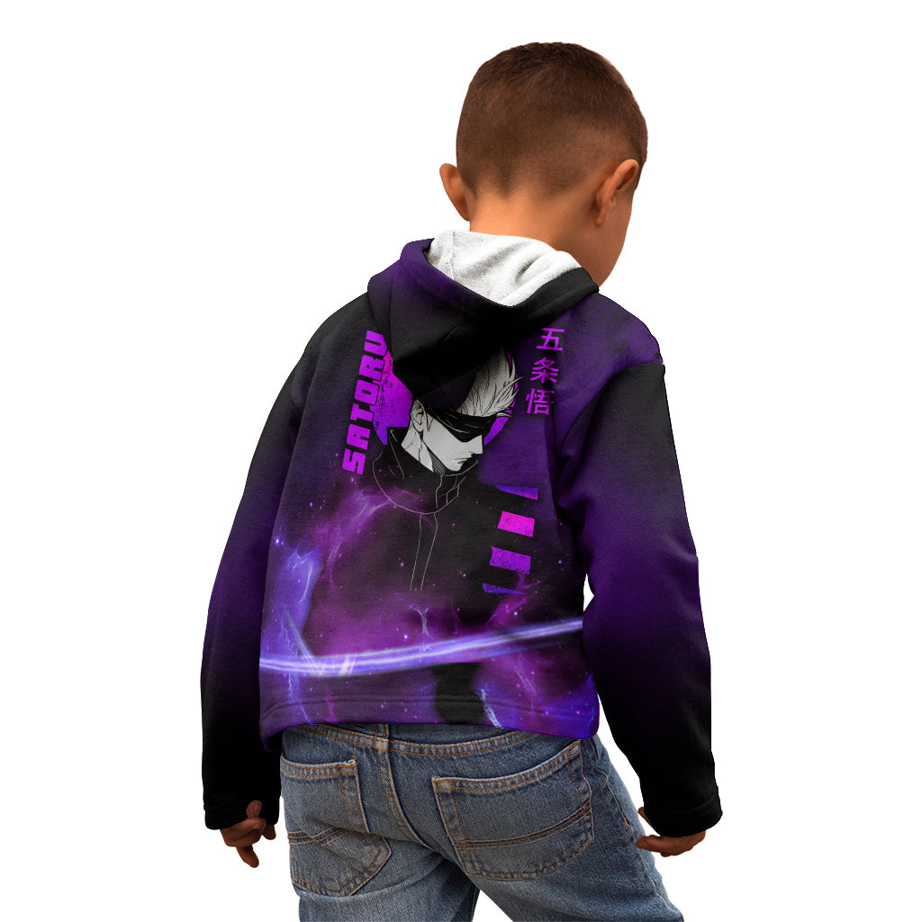 Gojo Satoru - Jujutsu Kaisen Kid Hoodie Aura Anime Galaxy Style