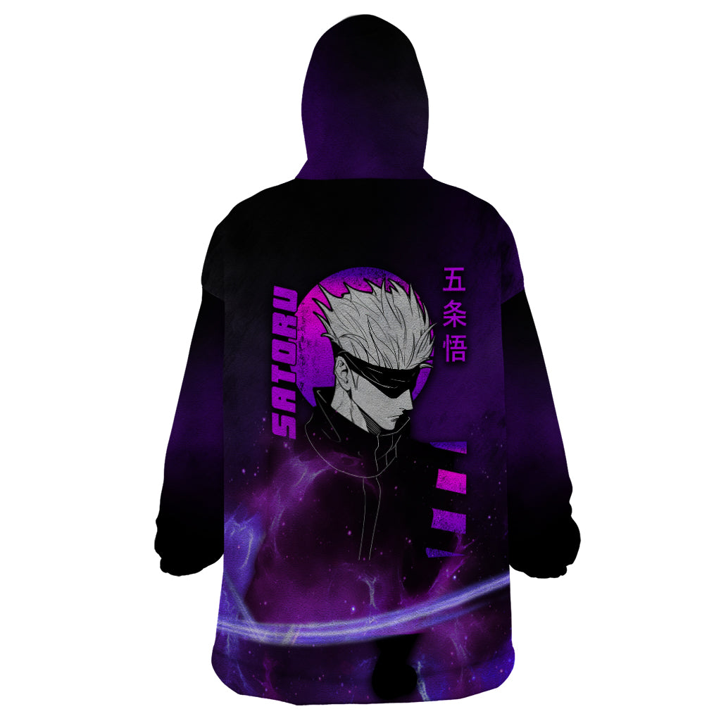 Gojo Satoru - Jujutsu Kaisen Wearable Blanket Hoodie Aura Anime Galaxy Style
