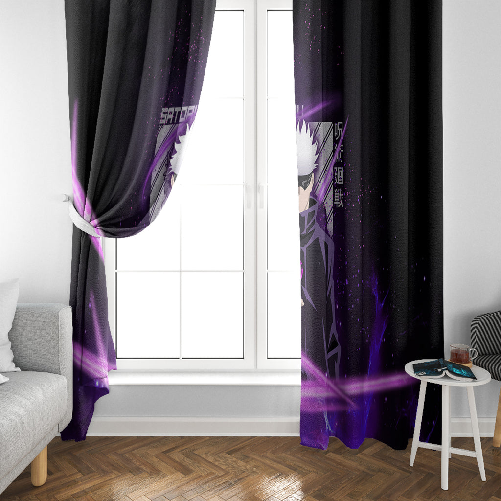 Gojo Satoru - Jujutsu Kaisen Window Curtain Aura Anime Galaxy Style