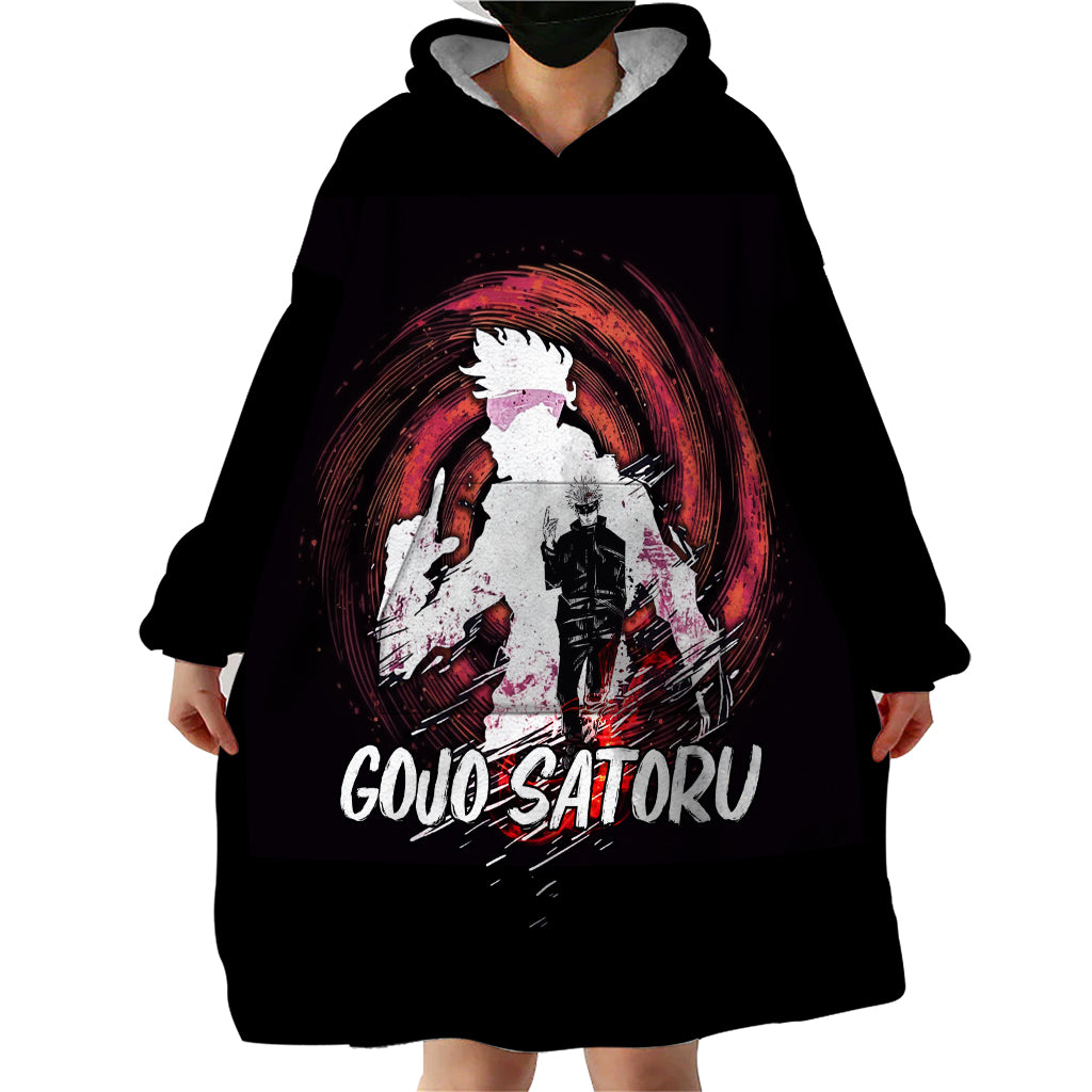 Gojo Satoru - Jujutsu Kaisen Wearable Blanket Hoodie Anime Mix Galaxy Style