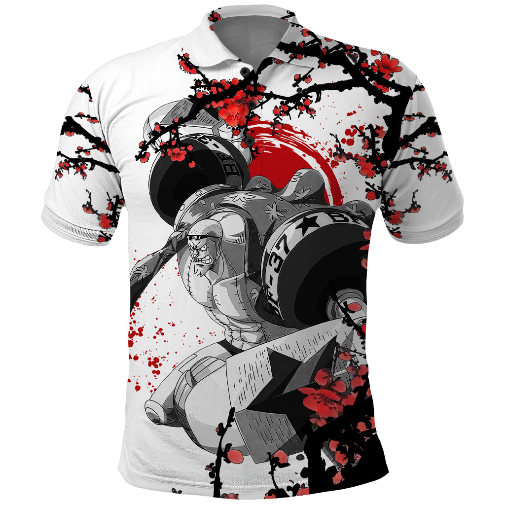 Franky One Piece Polo Shirt Anime Mix Manga Japan Style