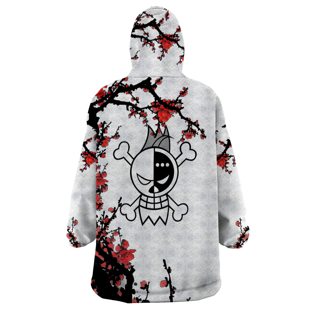 Franky One Piece Wearable Blanket Hoodie Anime Mix Manga Japan Style