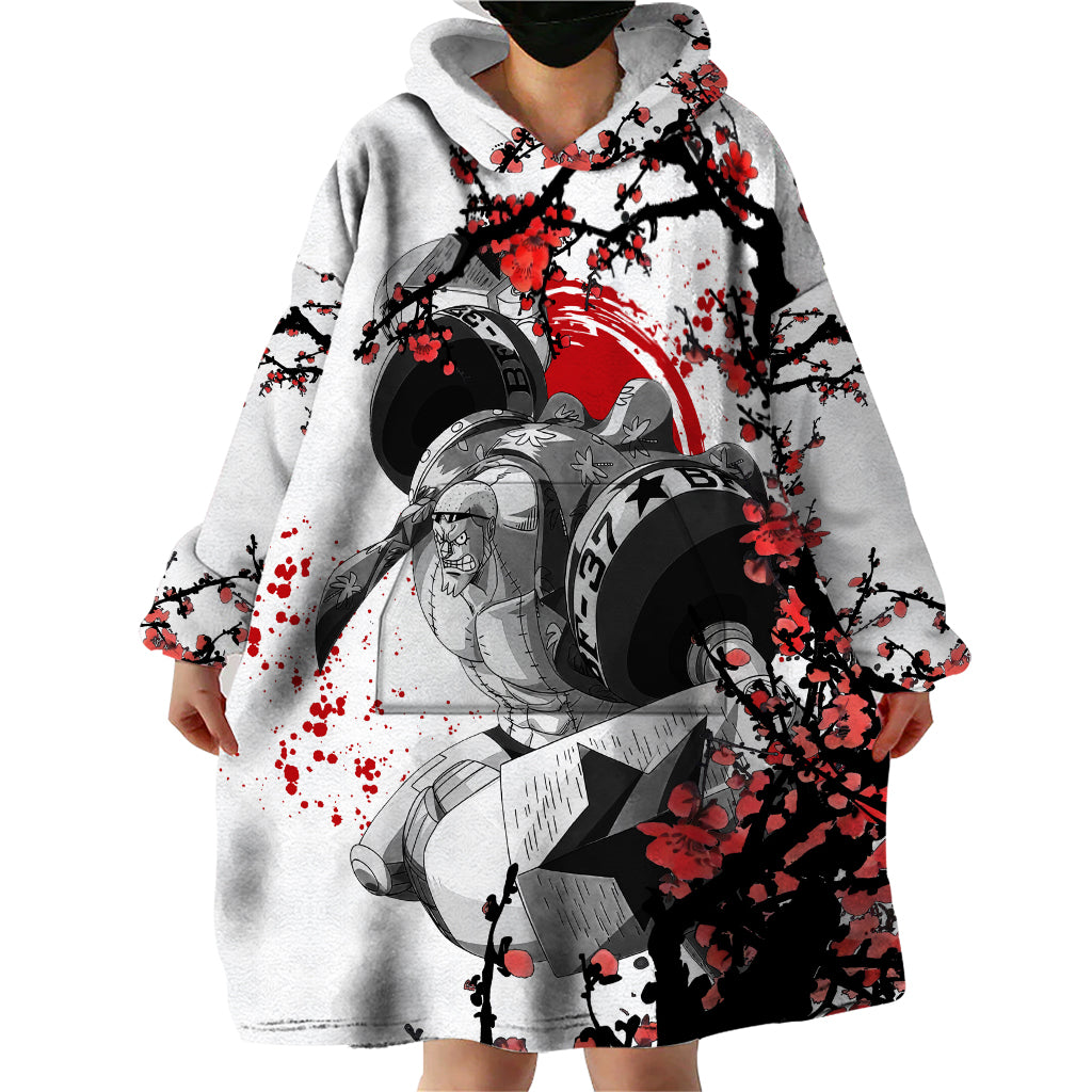 Franky One Piece Wearable Blanket Hoodie Anime Mix Manga Japan Style