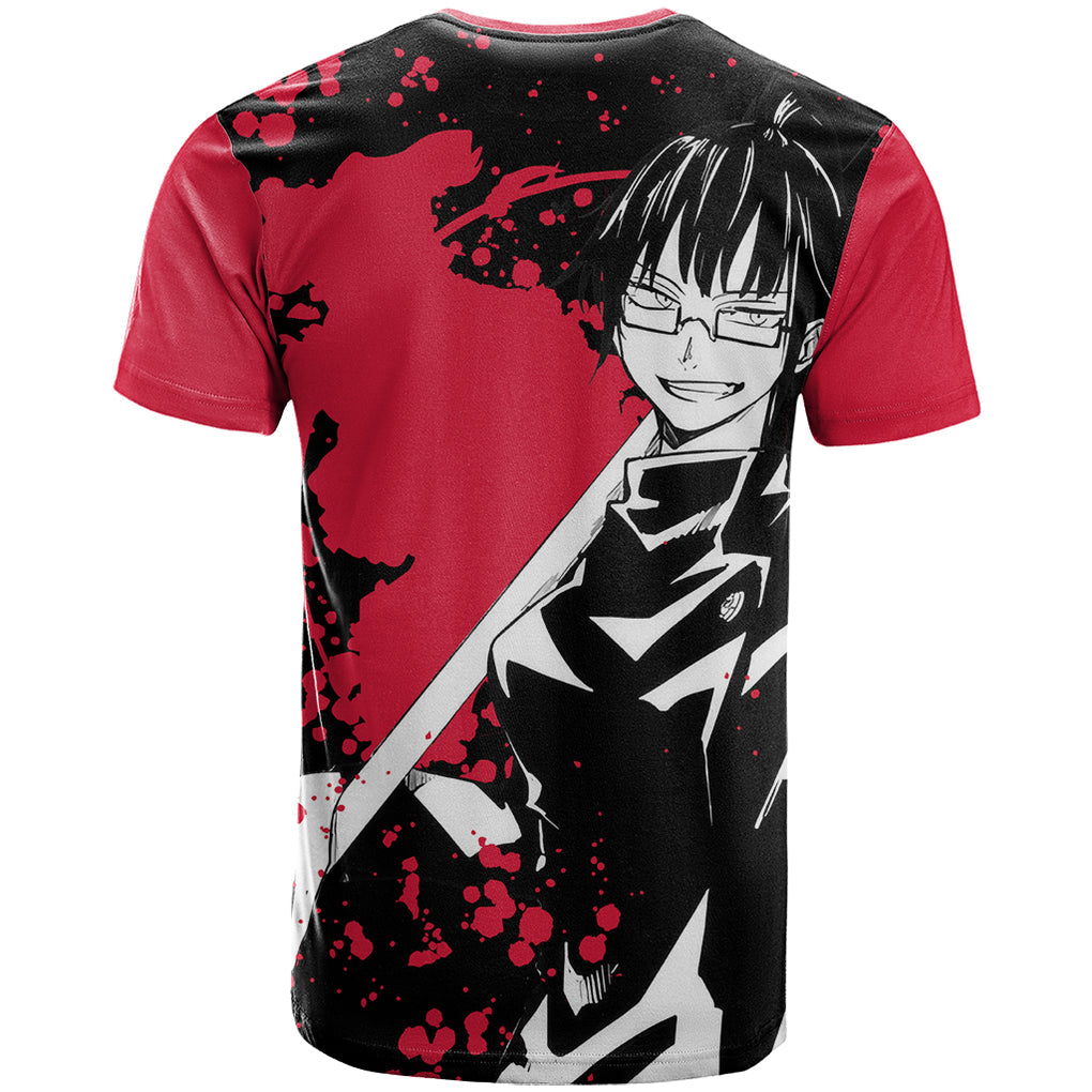 Maki Zenin Jujutsu Kaisen T Shirt Manga Style Art