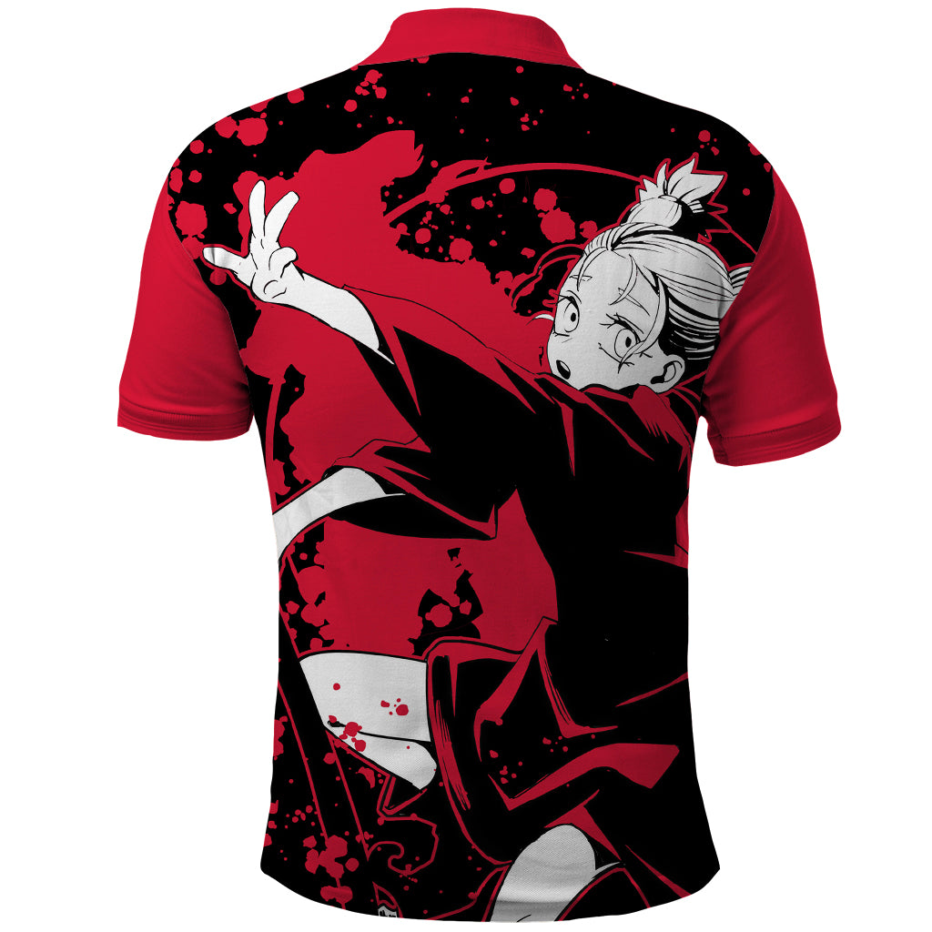 Momo Nishimiya Jujutsu Kaisen Polo Shirt Manga Style Art