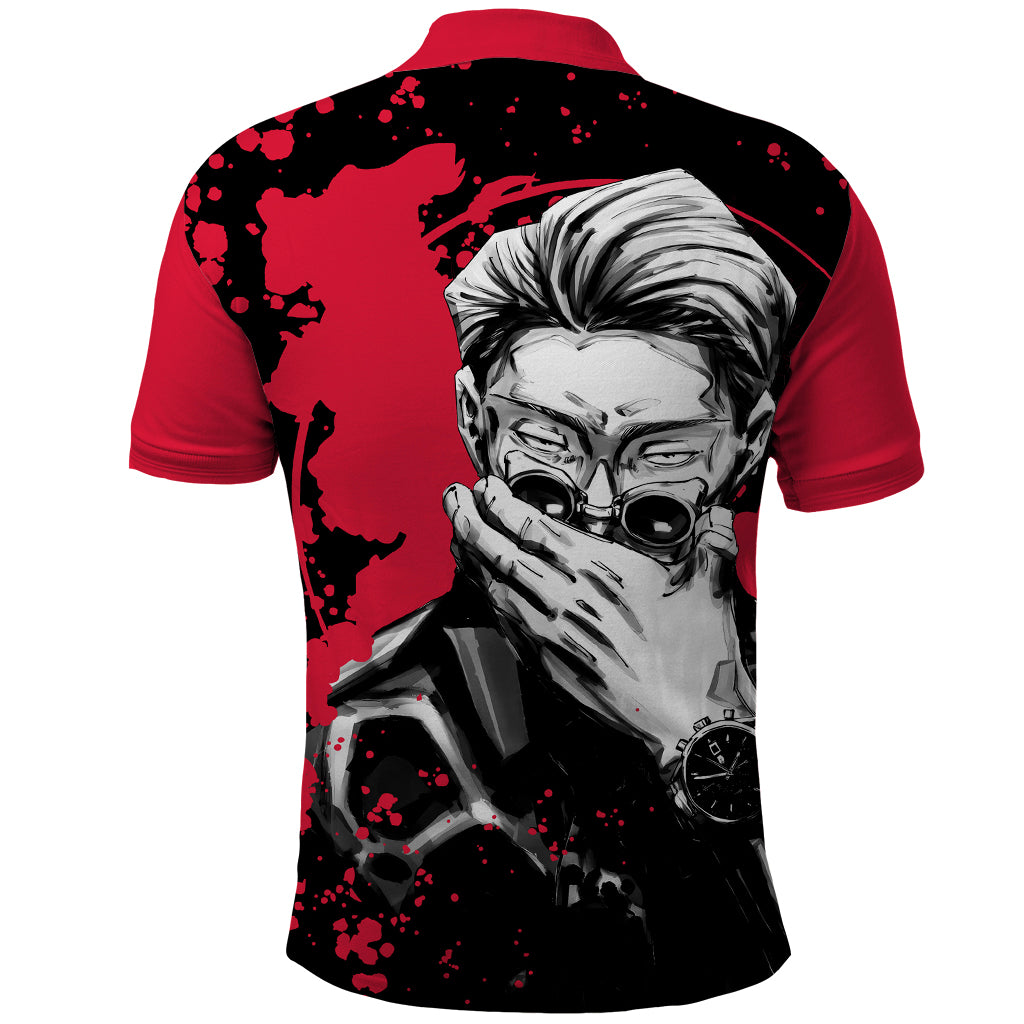 Kento Nanami Jujutsu Kaisen Polo Shirt Manga Style Art