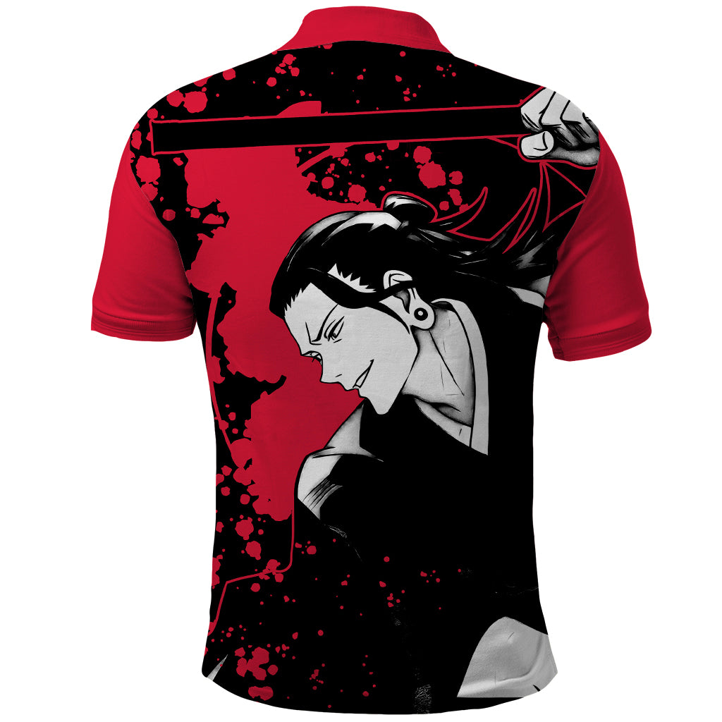 Suguru Geto Jujutsu Kaisen Polo Shirt Manga Style Art