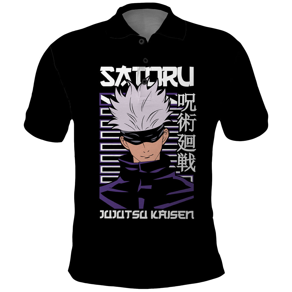 Gojo Satoru Jujutsu Kaisen Polo Shirt Anime Style