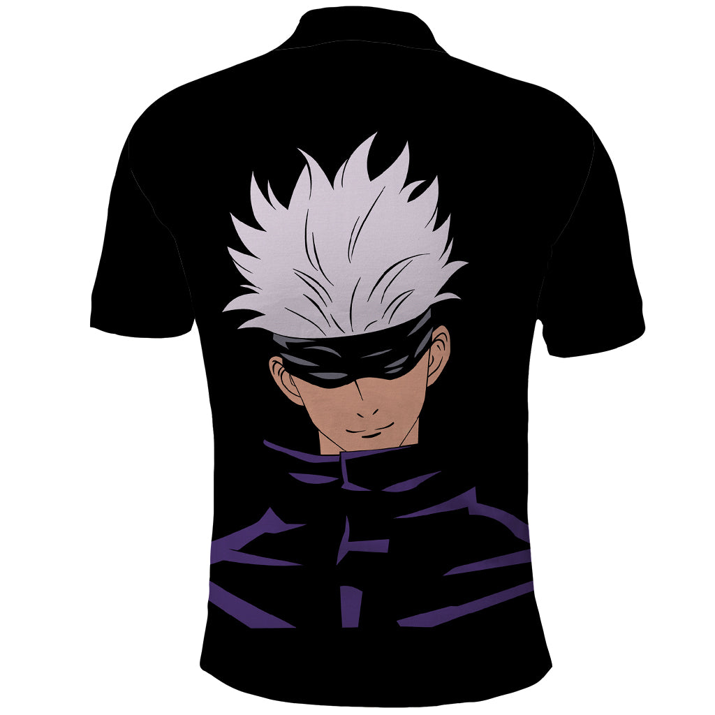 Gojo Satoru Jujutsu Kaisen Polo Shirt Anime Style