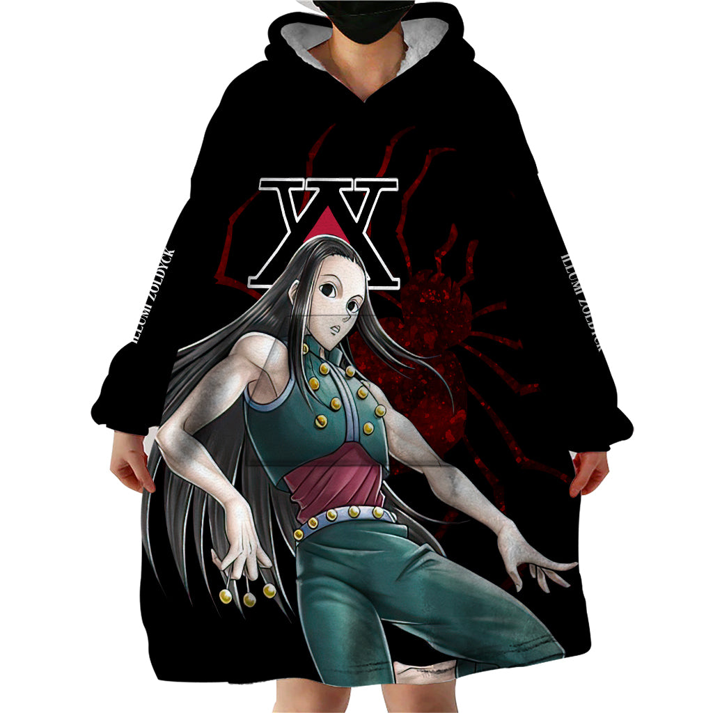 Illumi Zoldyck Phantom Troupe Hunter X Hunter Wearable Blanket Hoodie Anime Style