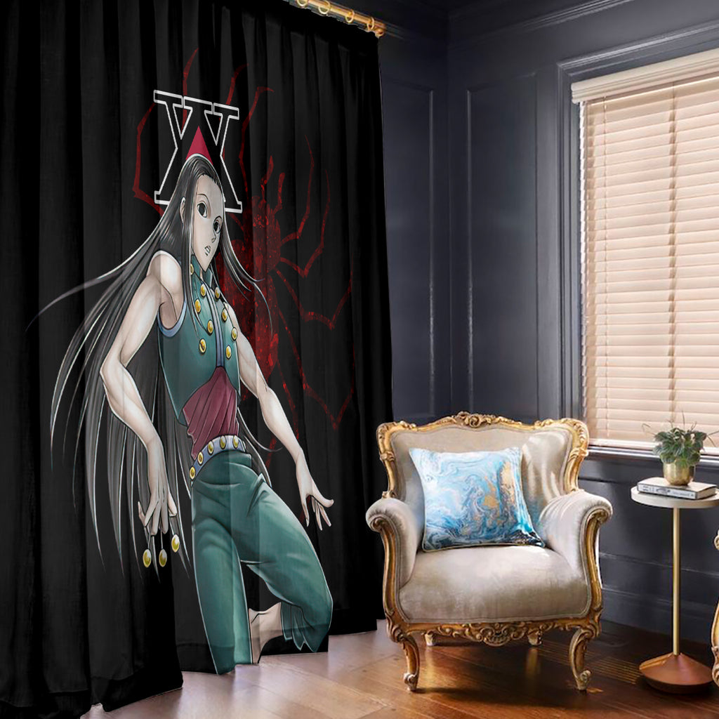 Illumi Zoldyck Phantom Troupe Hunter X Hunter Window Curtain Anime Style
