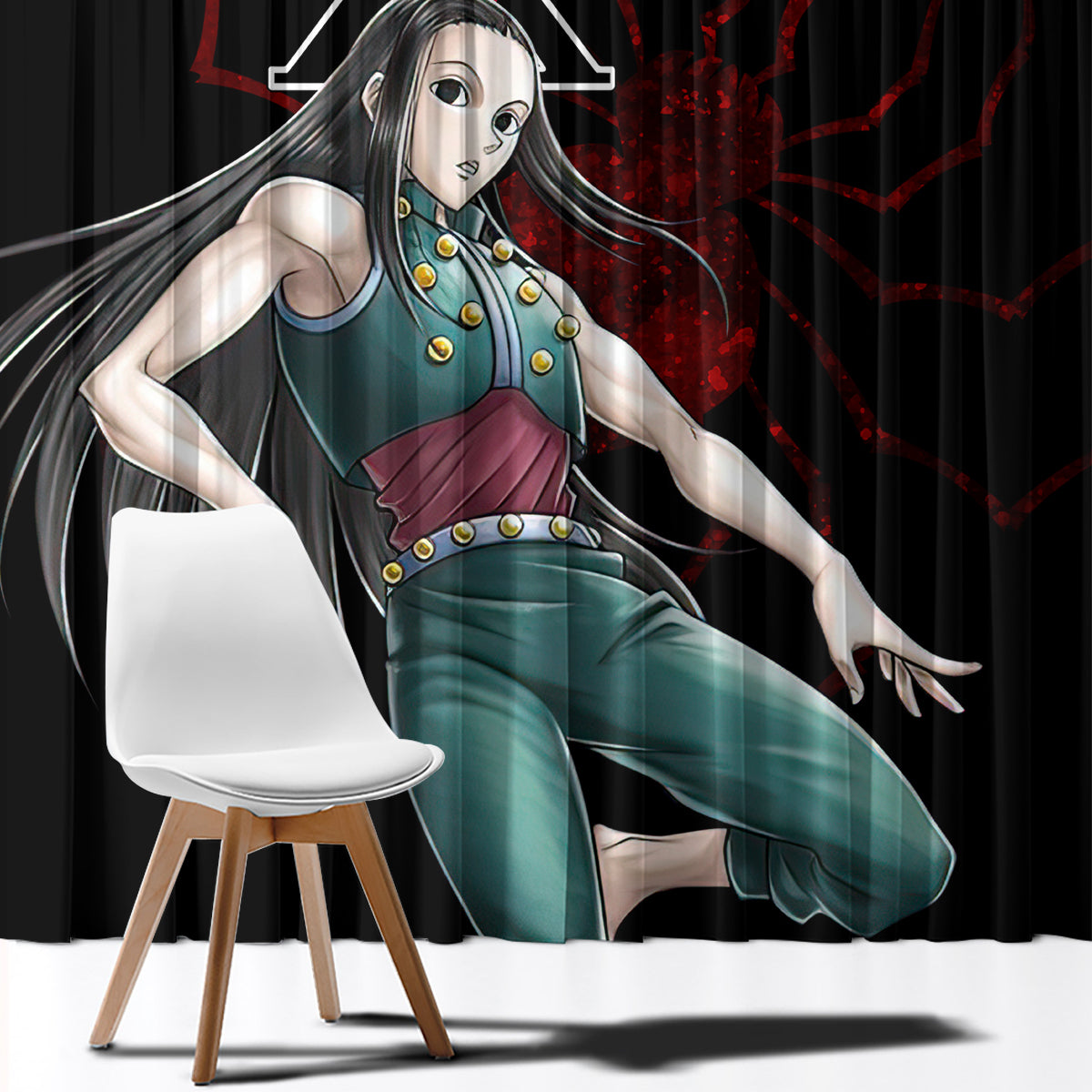 Illumi Zoldyck Phantom Troupe Hunter X Hunter Window Curtain Anime Style