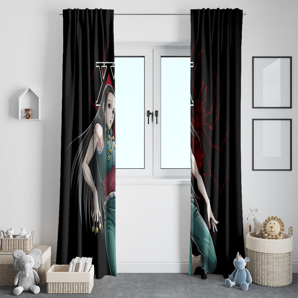 Illumi Zoldyck Phantom Troupe Hunter X Hunter Window Curtain Anime Style