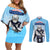 Tenya Lida - My Hero Academia Couples Matching Off Shoulder Short Dress and Long Sleeve Button Shirt Anime Style
