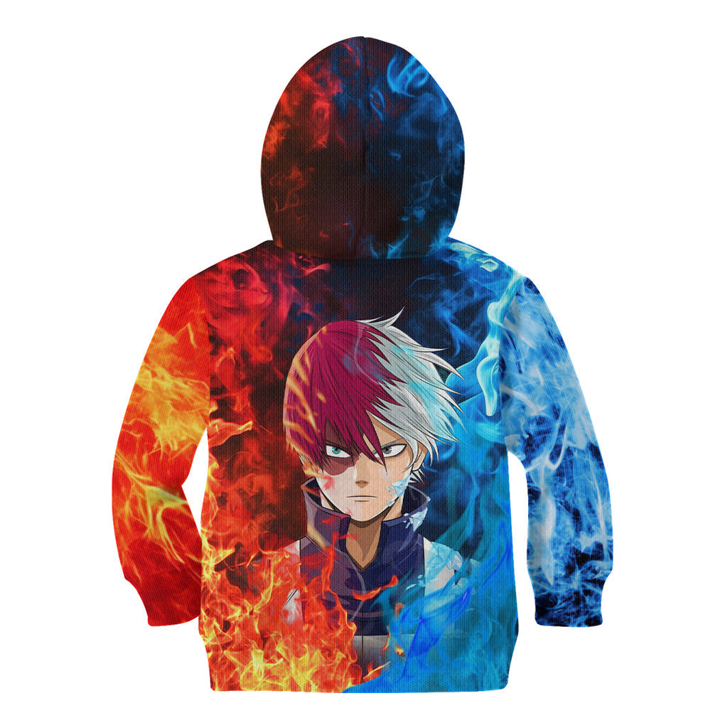 Shoto Todoroki - My Hero Academia Kid Hoodie Anime Style