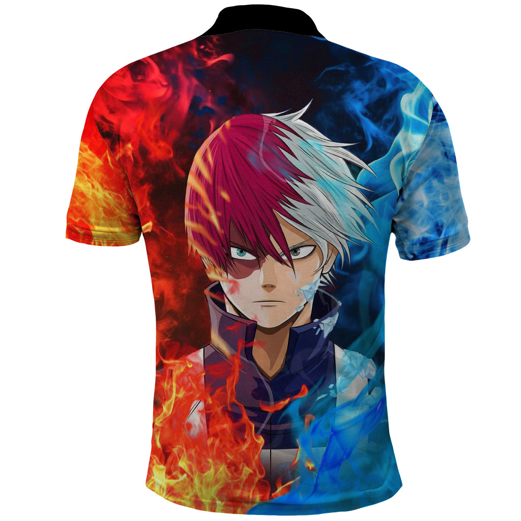 Shoto Todoroki - My Hero Academia Polo Shirt Anime Style