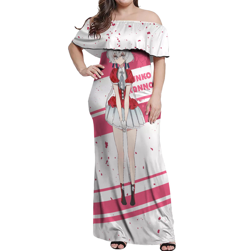 Zombie Land Saga Junko Konno Off Shoulder Maxi Dress Anime Style
