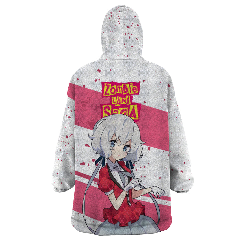 Zombie Land Saga Junko Konno Wearable Blanket Hoodie Anime Style