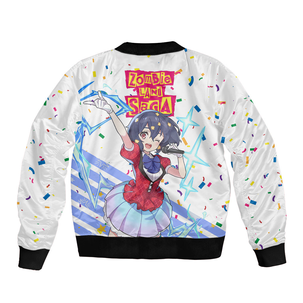 Zombie Land Saga Ai Mizuno Bomber Jacket Anime Style