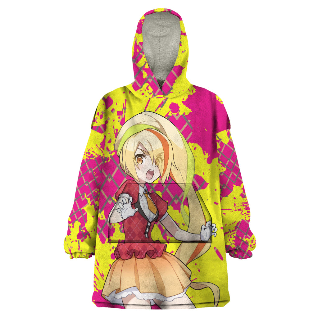 Zombie Land Saga Saki Nikaido Wearable Blanket Hoodie Anime Style