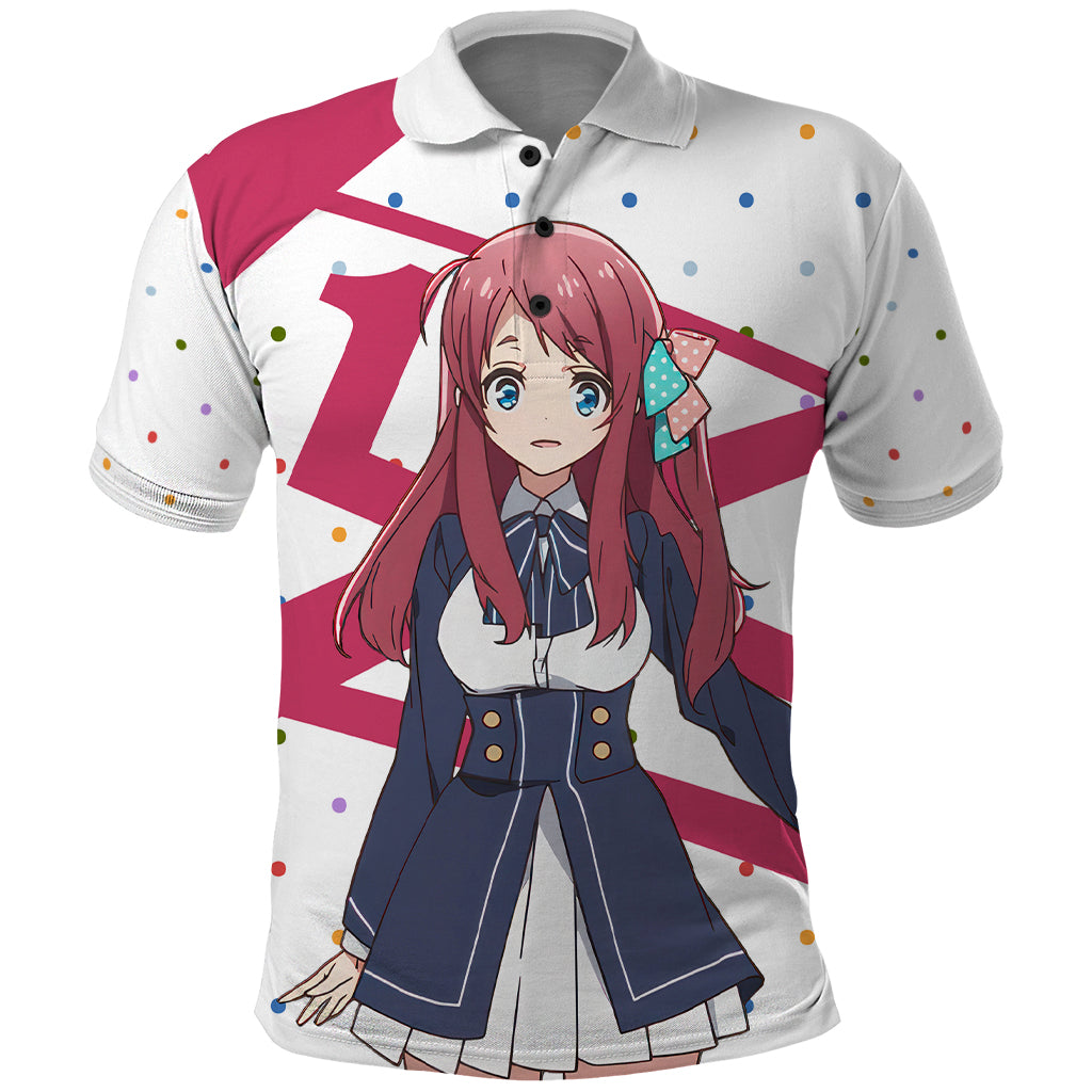 Zombie Land Saga Sakura Minamoto Polo Shirt Anime Style