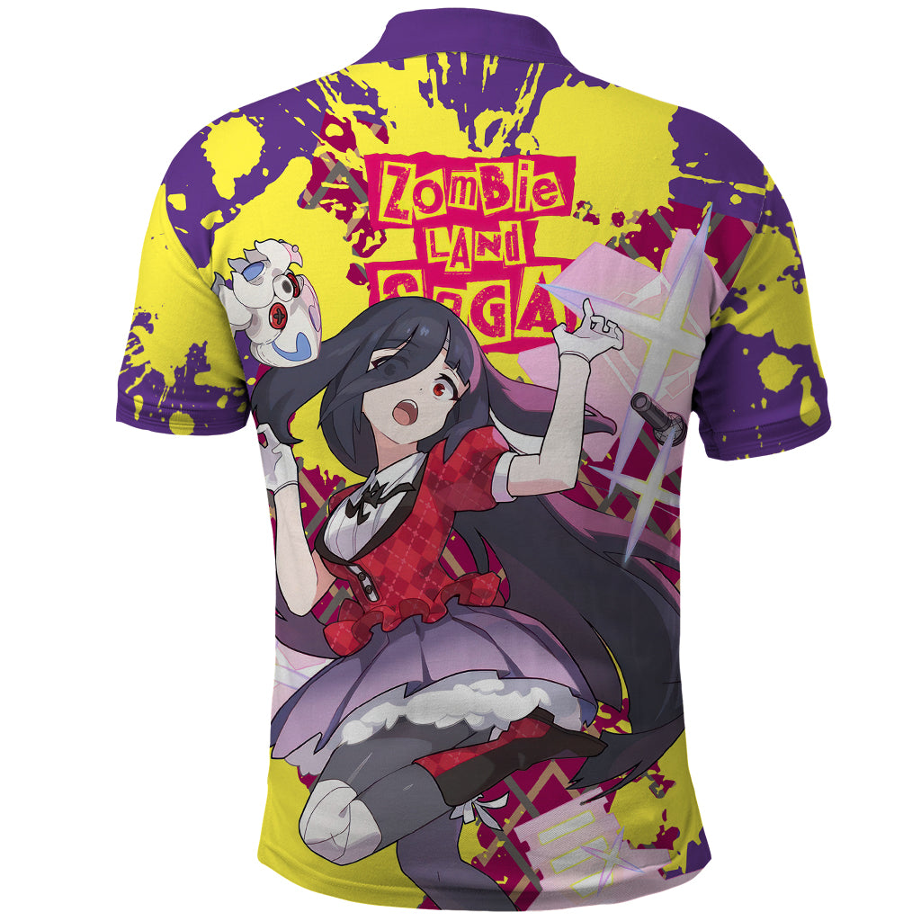 Zombie Land Saga Tae Yamada Polo Shirt Anime Style