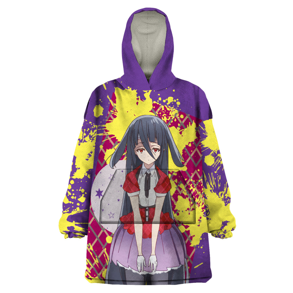 Zombie Land Saga Tae Yamada Wearable Blanket Hoodie Anime Style